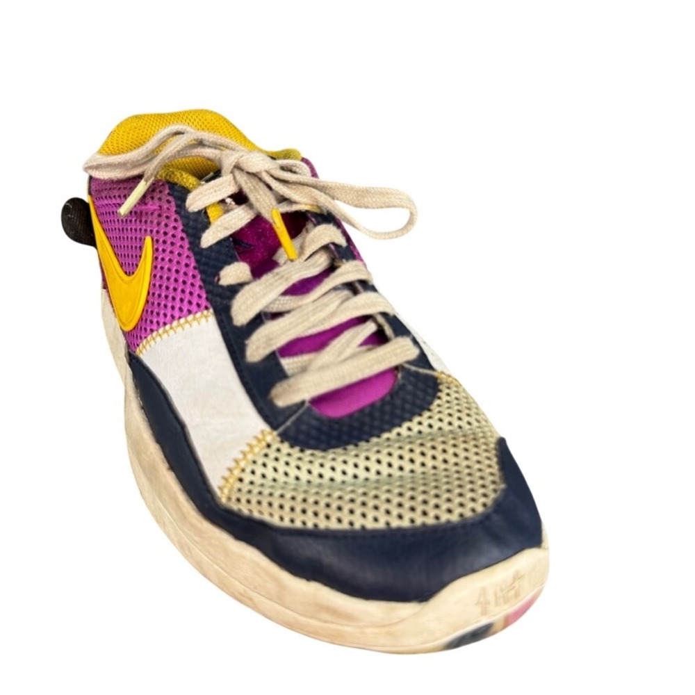 Nike Ja 1 Midnight Series Camp Ja Basketball Shoes Multi-Color Purple Yellow 8.5